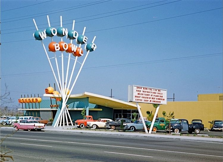 Wonder Bowl, Anaheim - 1957 - Demolished 13241110