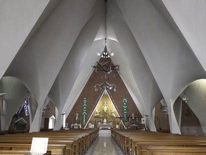 Church of Our Lady of the Miraculous Medal, Mexico City - architect Félix  Candela