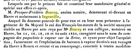 Origine rurale Honfleur 1840....... Boursy10