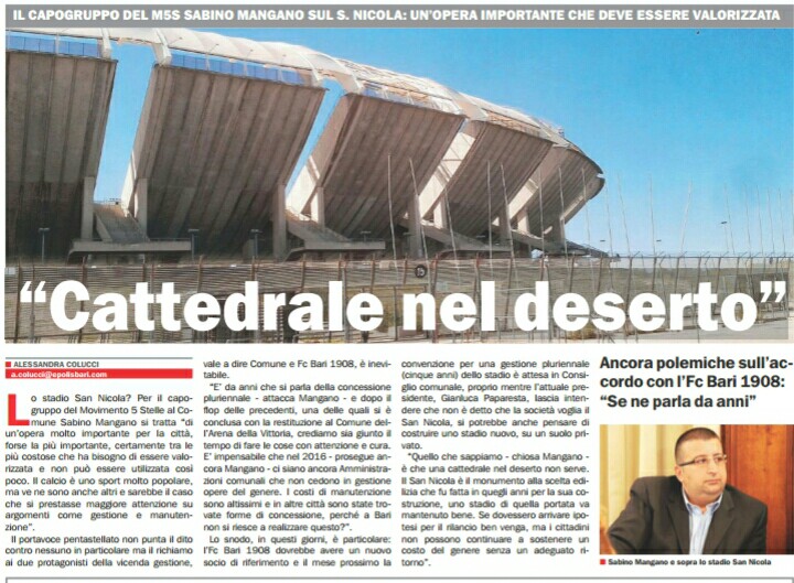 19/04/16 - Epolis - "Cattedrale nel deserto", lo stadio un'opera importante da valorizzare Screen36