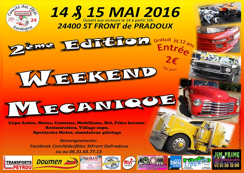 WEEKEND MECANIQUE 2eme edition le 14 et 15 Mai en Dordogne Forum_10