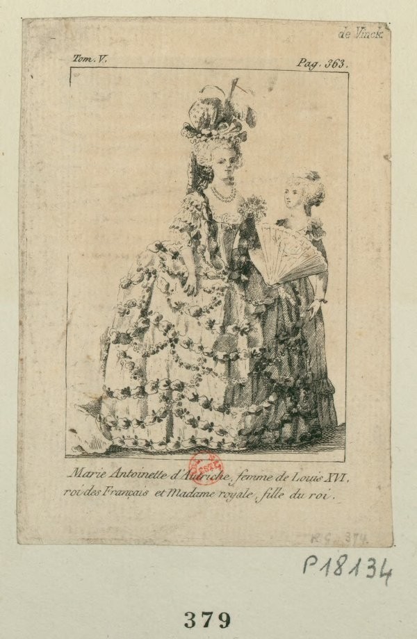 Gravures représentant Marie-Antoinette avec ses enfants Zzzzzz10