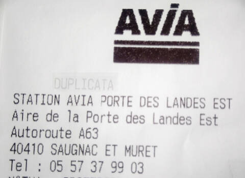 AVIA Porte des Landes (Sud-Ouest France)