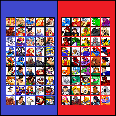 Should there be a MARVEL VS CAPCOM 4? Roster10