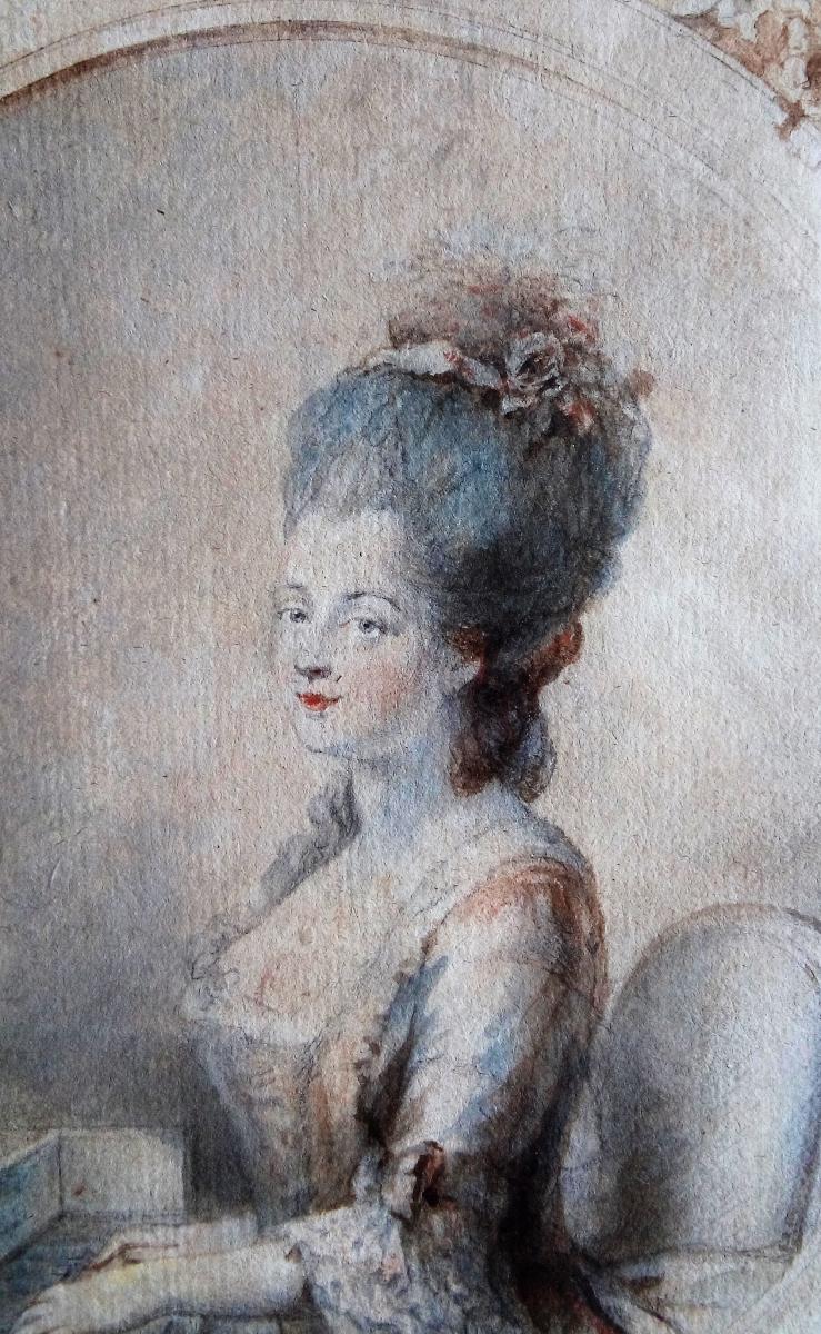 Un nouveau portrait de Marie-Antoinette par Vestier? 16991111