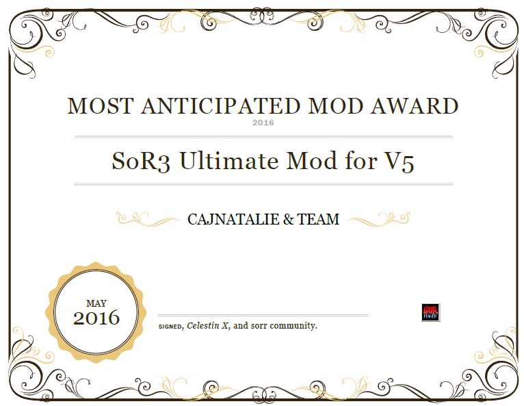 SoR3 Ultimate Mod for V5 - Back From Break - Page 4 Award10