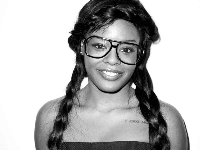 Azealia Banks black and white photogenic pics Azeali11