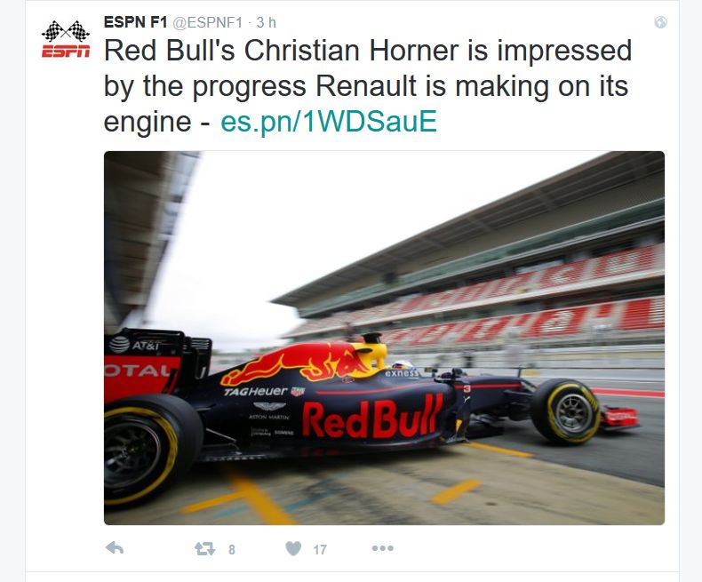 F1 2016 TESTS en cours de saison Barcelone 17/18 mai  - Page 4 Horner10