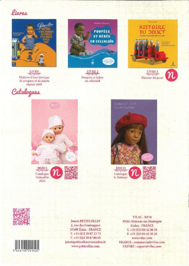 catalogue Petitcollin 2015 "Poupées de collection" 1211