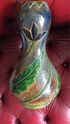 Belgian ? pottery large hand cut vase with a fish backstamp 17.5" Img_2059