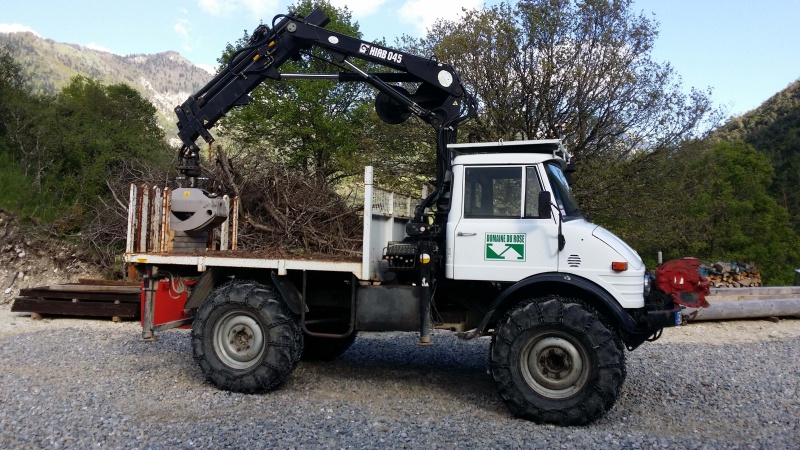 Premiers essais de mon 416 en foret Unimog15