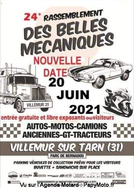 (31) - 20 juin 2021 - 24ème rasso des belles mùécaniques à Villemur sur Tarn 06_20_10