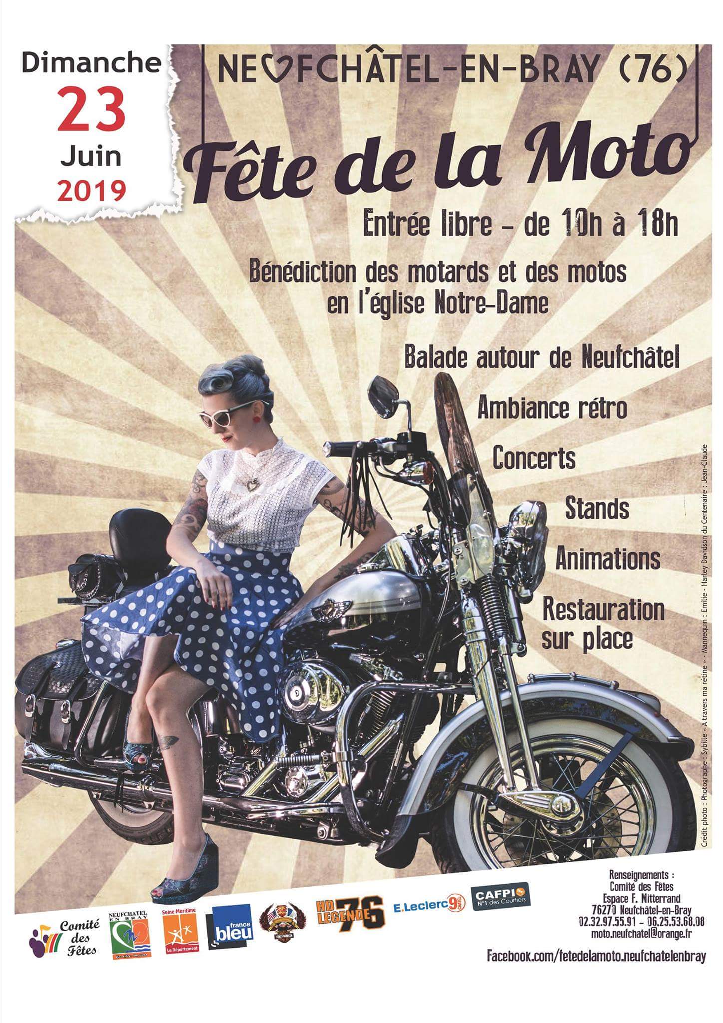 23 Juin 2019 - Fête de la moto - Neufchatel en Bray (76) 2018-012