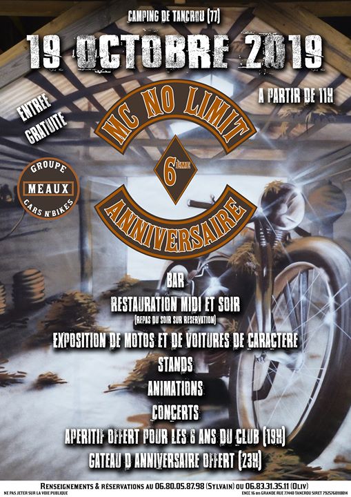 19 octobre 2019 - 6ème MC No limit Anniversary 69765910