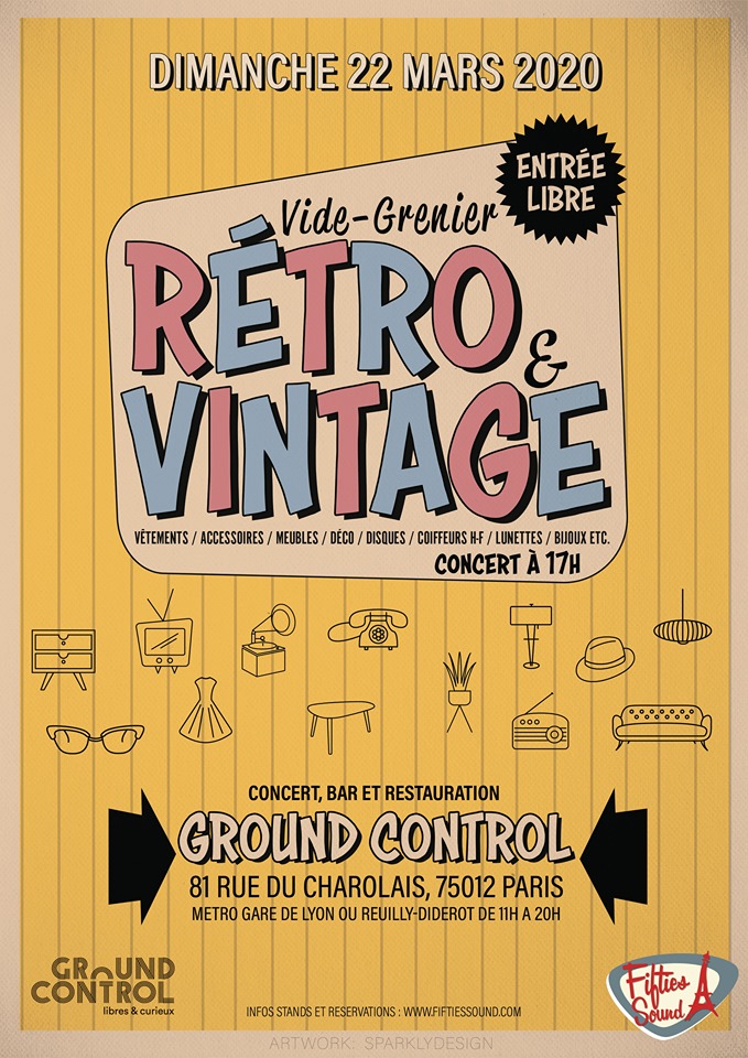 (75) - 22 mars 2020 Vide Grenier rétro & vintage à Paris XII 88163810