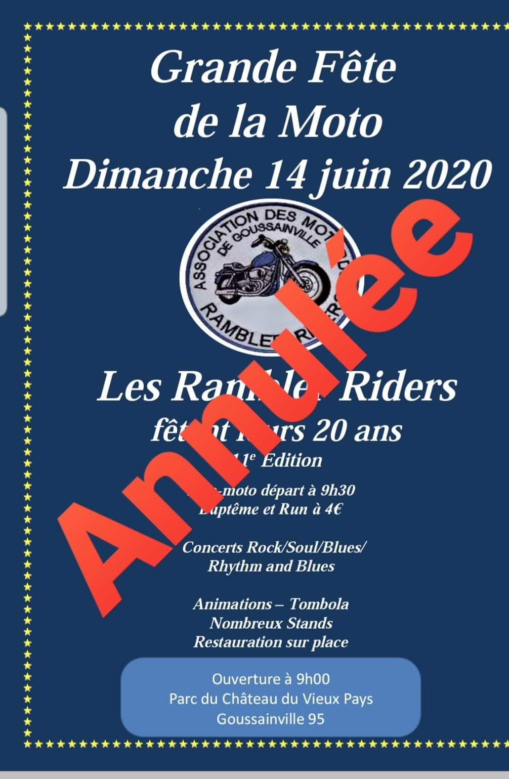 (95) - 14 juin 2020 - 20ème anniversaire des Rambler Riders à Goussainville Fb_im158