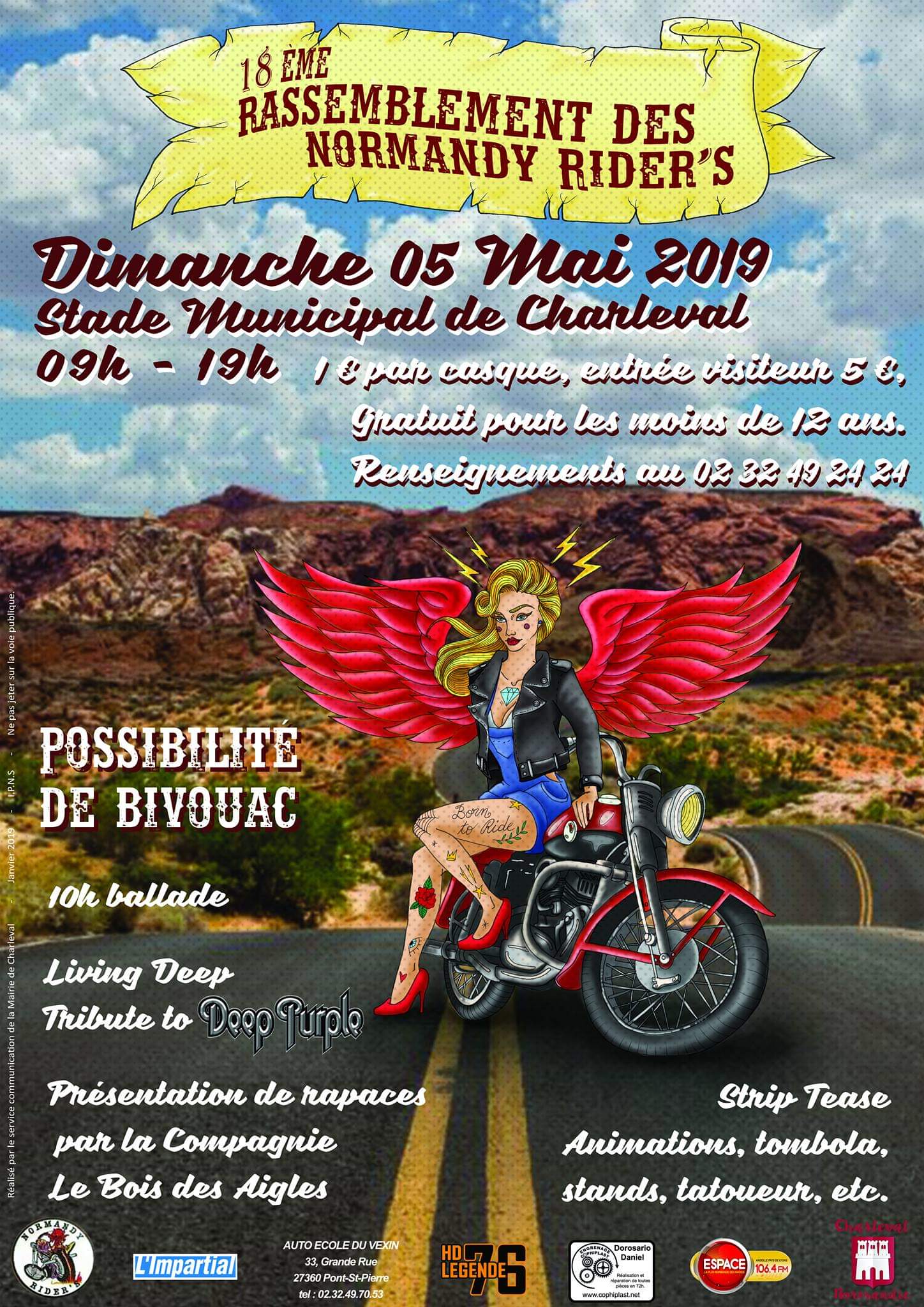 5 mai 2019 - 18ème rassemblement des Normandy Riders à Charleval (27) Fb_img49