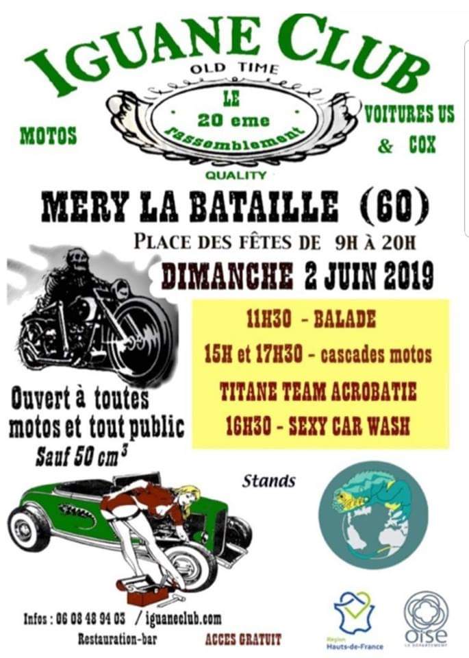 2 juin 2019 - 20ème Rassemblement des Iguanes à Mery La Bataille (60) Iguane10