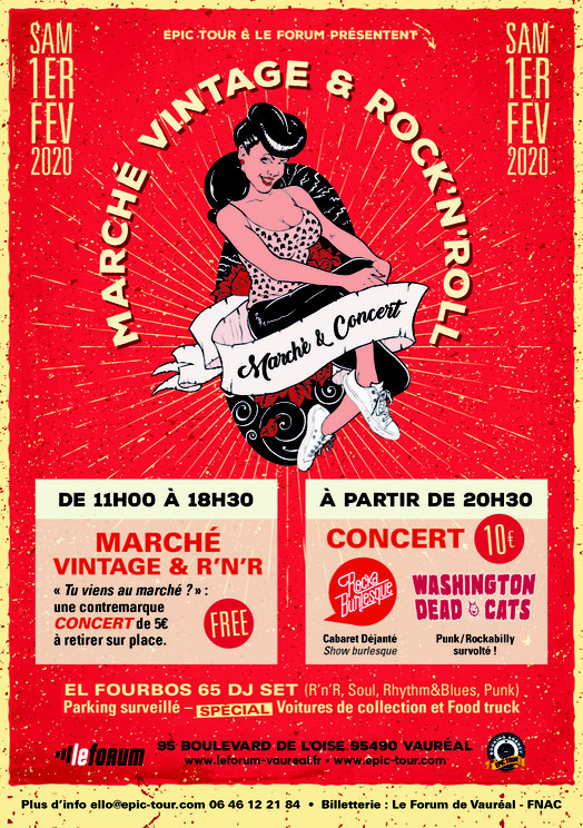 (95) - 1er février 2020 - Marché Vintage et Rock à  Vauréal Image10