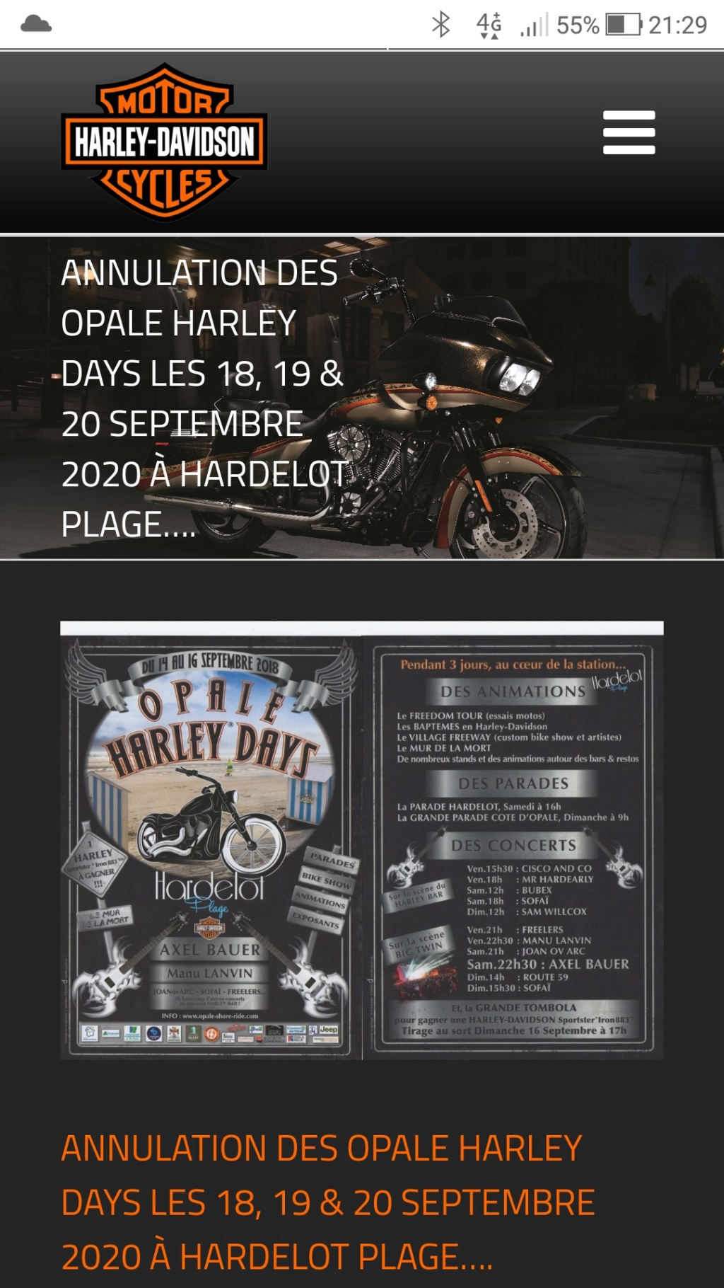 ANNULE - (62) -18, 19 & 20 septembre 2020  - Opale Show Ride à Hardelot Screen11