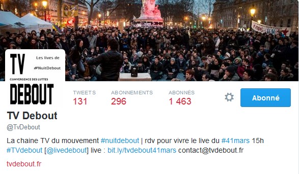 Nuit debout, mouvement du 32 mars Screen56