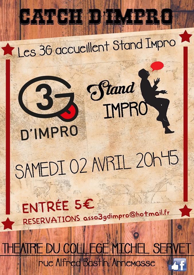 3G d'impro acceuillent Stand Impro - Annemasse - 3g d'impro/stand impro 02/04/2016 12888611