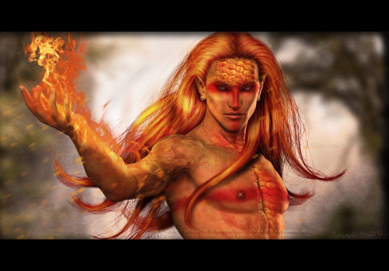 Garràn, Dryade de feu et guerrier-Mage pour vous servir Sinsir10