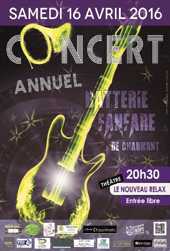 BF de Chaumont - Concert Annuel - Samedi 16 avril 2016 Affich10