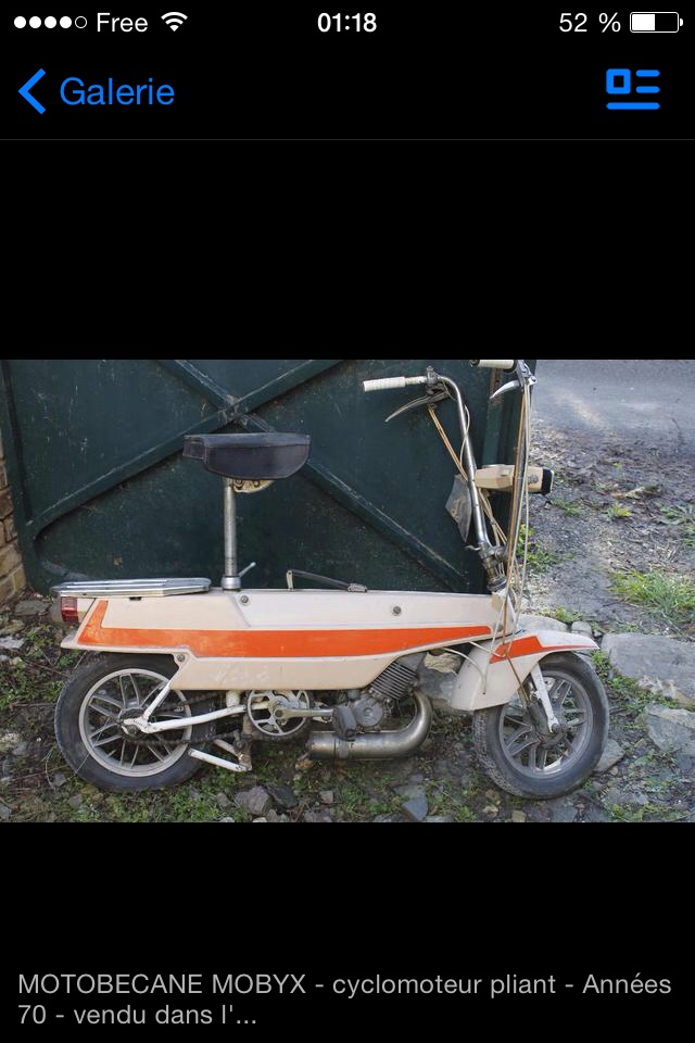 Vente au enchère de motos de collection