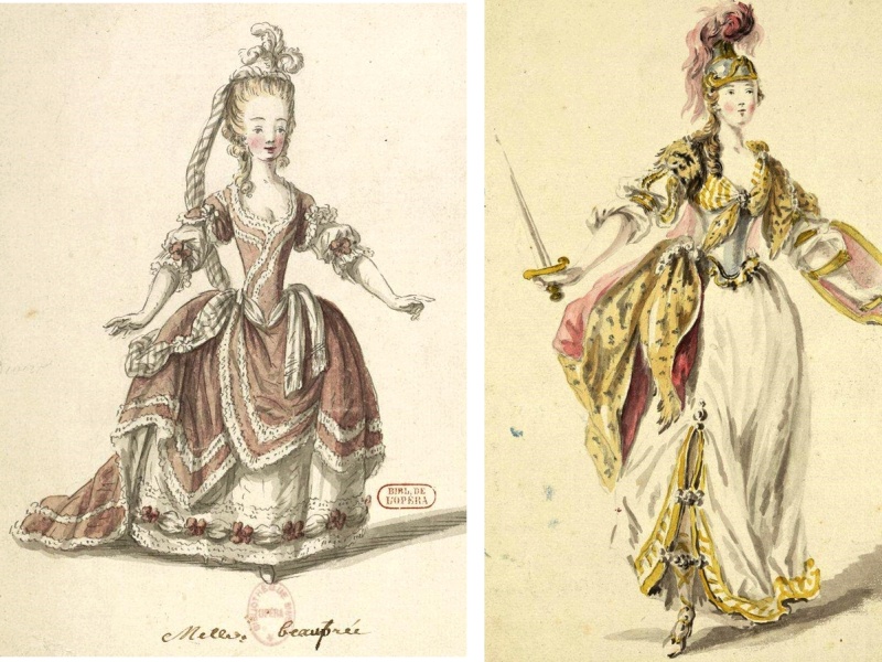 Costumes de ballet au XVIIIe siècle Femmes11