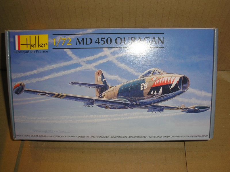 DASSAULT MD 450 OURAGAN 1/72ème Réf 80201 Heller61