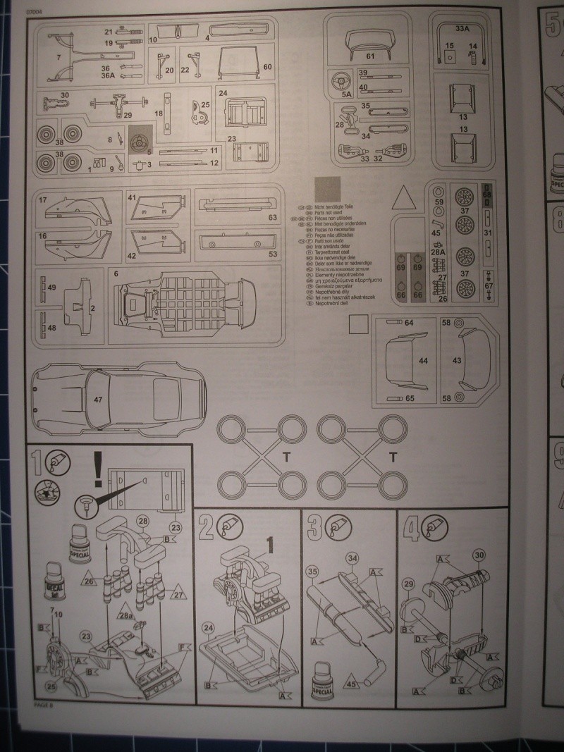 [REVELL] PORSCHE CARRERA RS 3.0 1/25ème Réf 07004 Porsch11