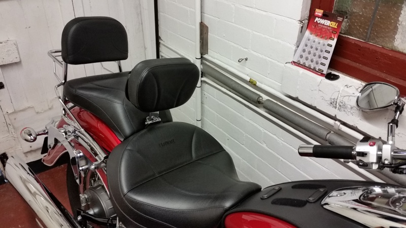 Ultimate Midrider Rider & Passenger seat for VL800 2015-118