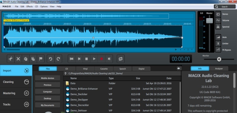 [Phần mềm Ứng dụng khác] MAGIX Audio Cleaning Lab 22.0.1.22 Full Crack Untitl16