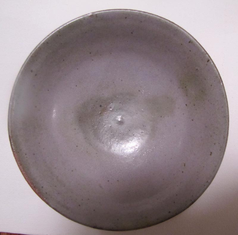 Small pottery bowl marked LR - American Potter13