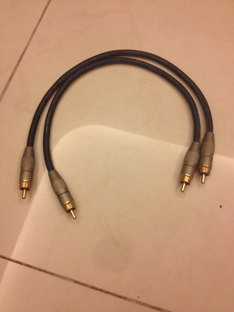 Interconnect Cables RCA (used), 4-Sets (SOLD) Monste12