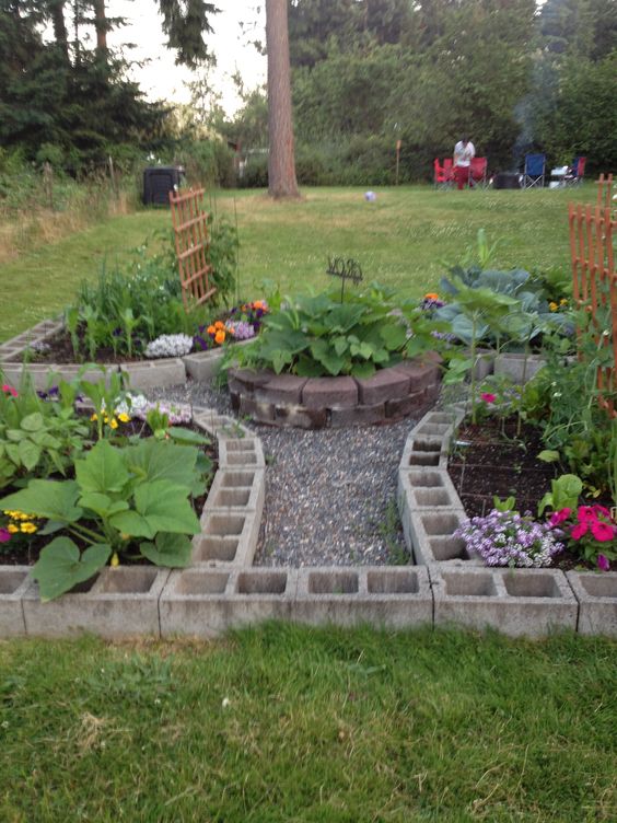 The SFG Journey - Mulched pathways and cinder block/brick SFG beds - Page 2 Cinder14