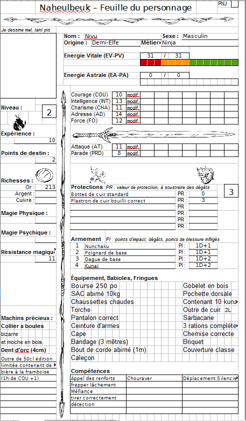 Nivu le martialiste de l'est Naheul12