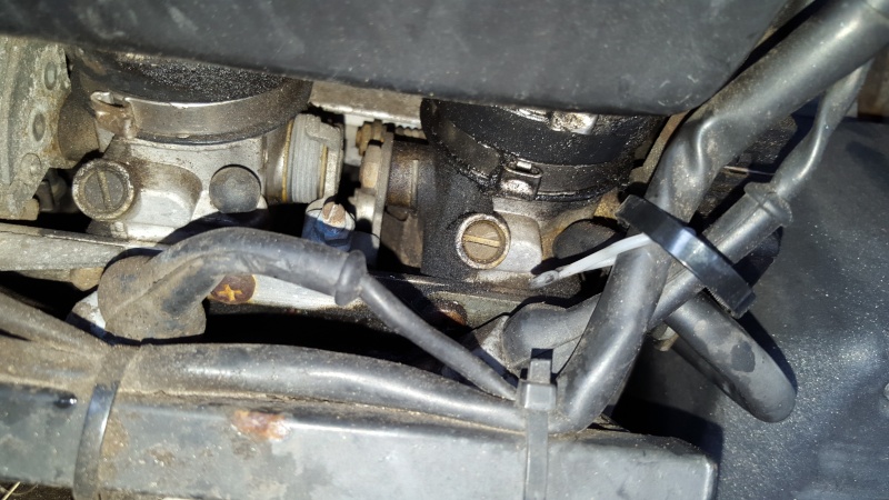 gas leak around throttle body 20160411