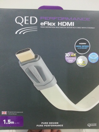 QED PERFORMANCE E-FLEX HDMI Cable (New) 20160416