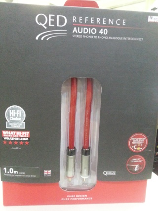 QED Reference Audio 40 (Interconnect Cable) NEW 20160423