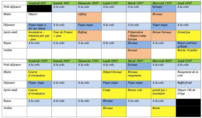 PLANNING PREVISIONNEL GRANDS Grands10