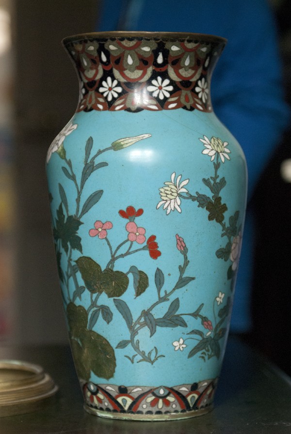 vase japonais en émail cloisonné Meiji, fin XIXe Wac_1151