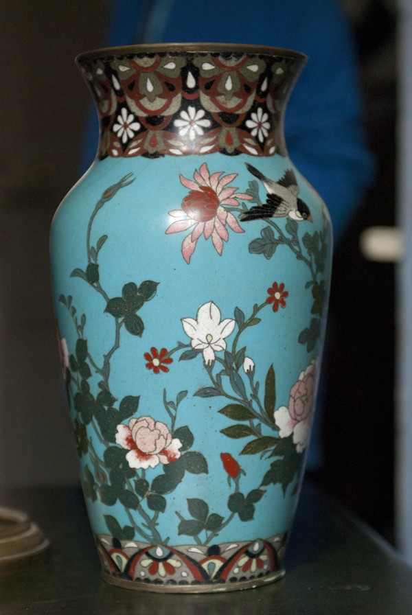 vase japonais en émail cloisonné Meiji, fin XIXe Wac_1153