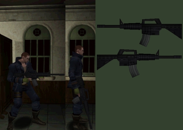 Assault rifle for Leon 2useng10