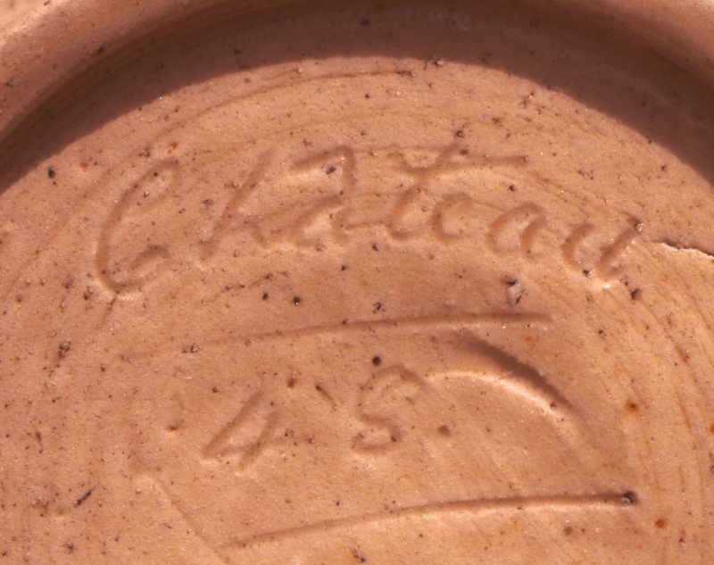 Stoneware pot dated 1948 Len Castle? Castle10