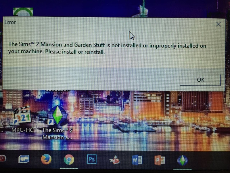 Sims 2 Complete collection error not installed ... 3886f310