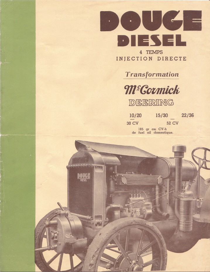Les remotorisations de tracteurs essence avec moteur Diesel DOUGE Douge_11