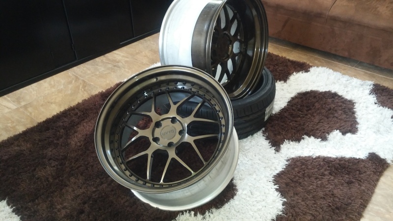 F.S.         3 pcs GMR RS-1 wheels..Bronze! 20160412