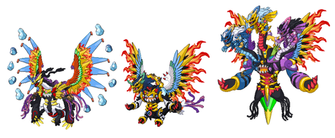 All Legendary And Mythical Pokemon Fusion Sprite